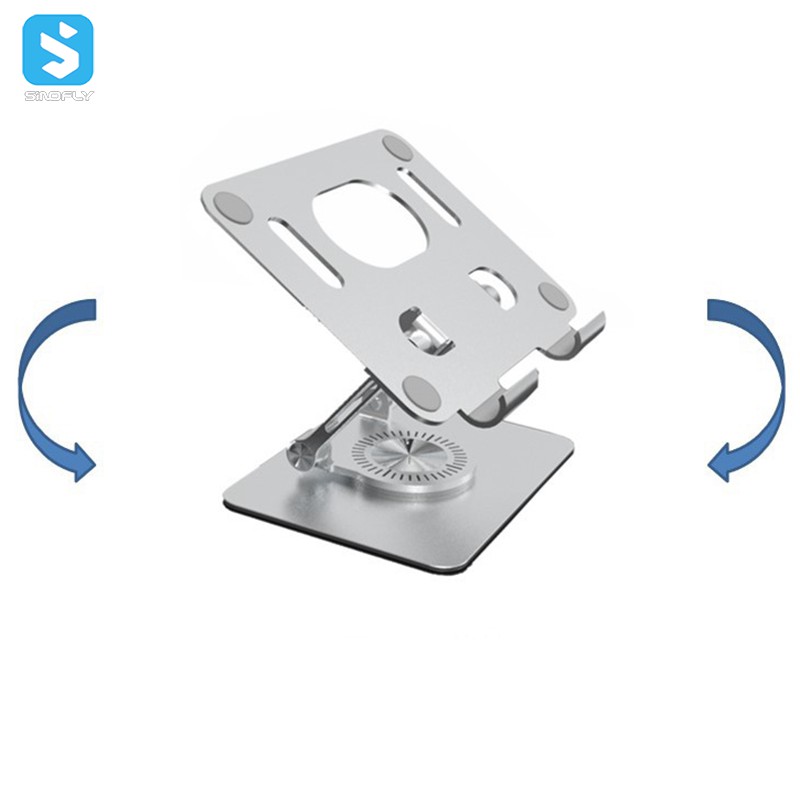 360 degree rotating aluminum tablet stand holder